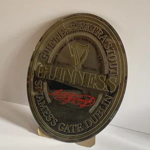 Guinness Extra Stout Oval Mirror — St James's Gate Dublin