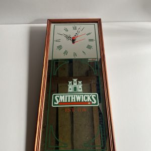 Smithwick's Est. 1710 Mirror Wall Clock — Rectangular