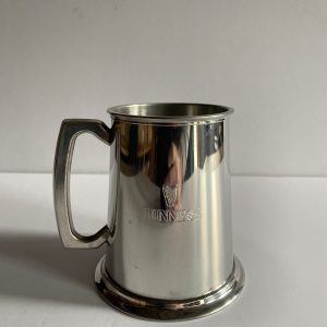 Guinness Pewter Tankard — Polished Modern Style