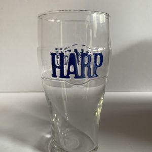 Harp Moulded Logo Pint Glass