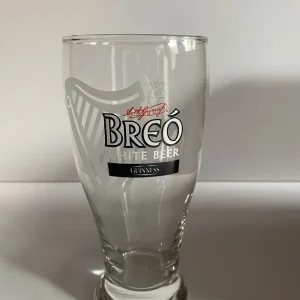 Breó White Beer Glass by Guinness — Rare