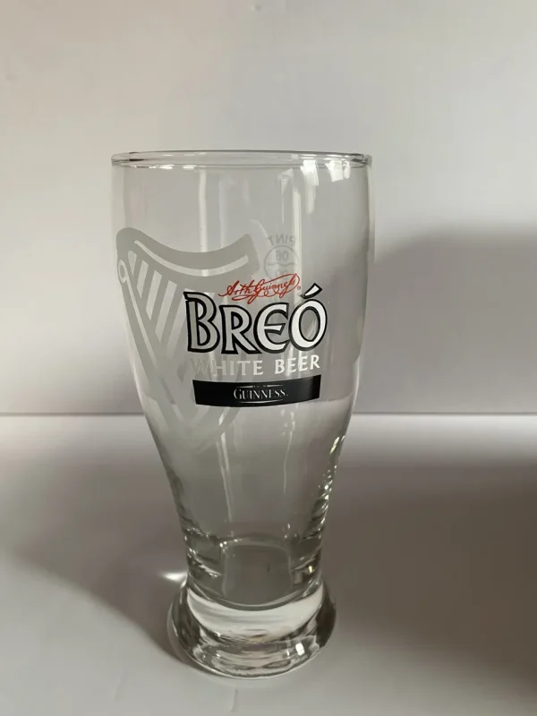Breó White Beer Glass by Guinness — Rare